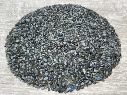 Grade A++ Natural Gemstone Chips | Mini Crystal Chips | 4oz–3lb Bulk Lot | Tumbled Healing Stones for Crafts & Décor