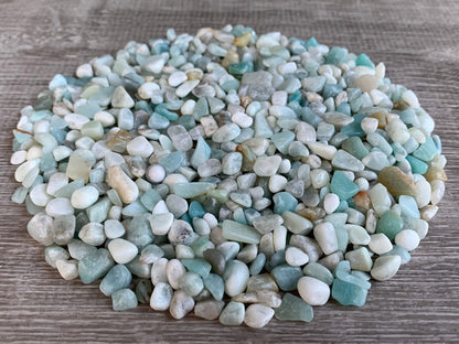 Grade A++ Natural Gemstone Chips | Mini Crystal Chips | 4oz–3lb Bulk Lot | Tumbled Healing Stones for Crafts & Décor