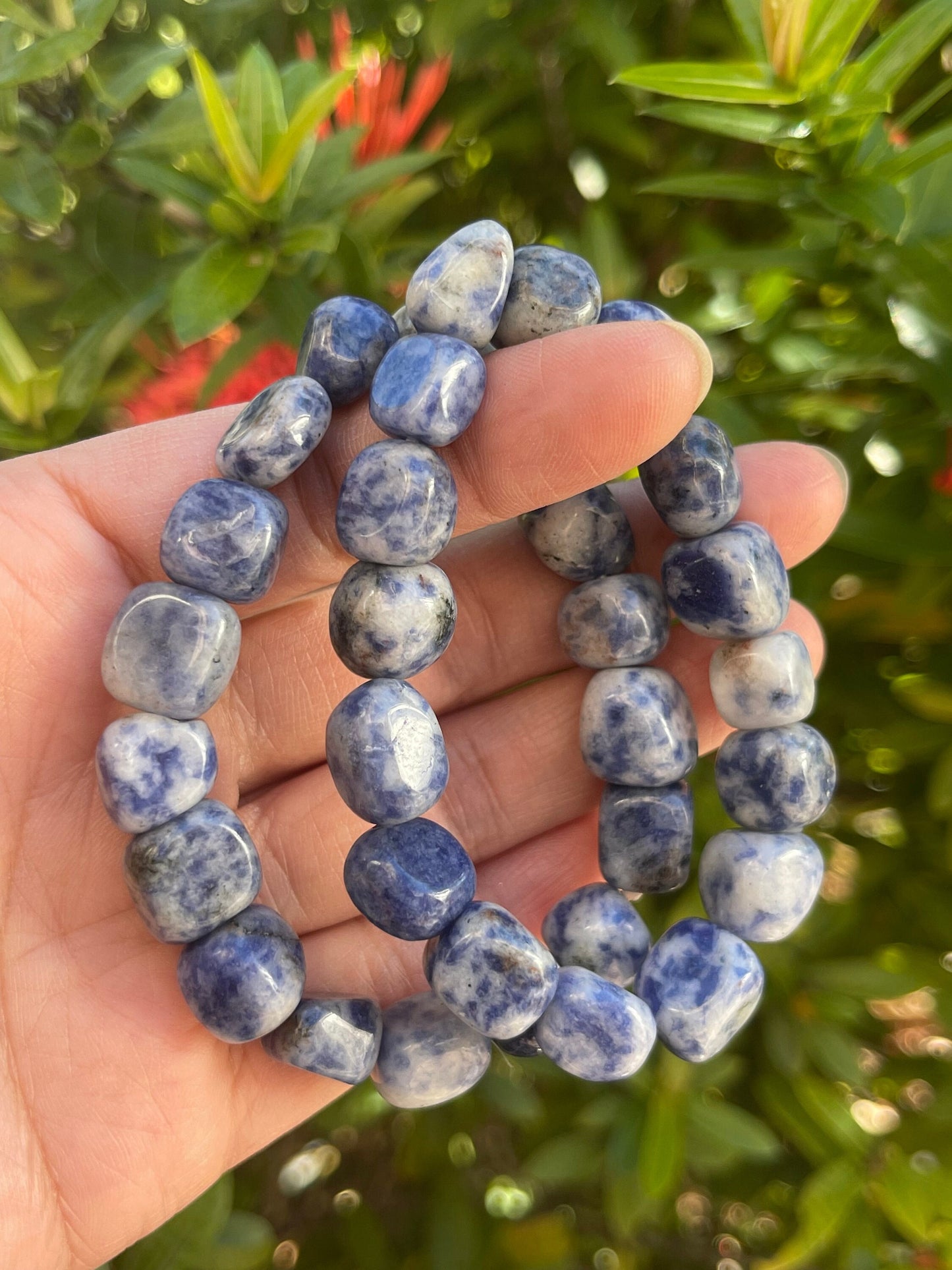 Wholesale Grade A++ Gemstone Nugget Bracelet, Choose from 18 Gemstone Types