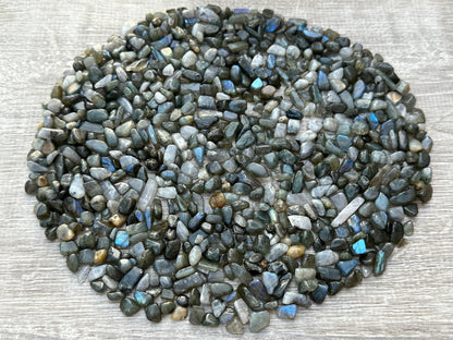 1/4 lb Gemstone Chips, Choose 95 Types Semi Tumbled Chips, Loose Mini Chips