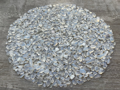 1/4 lb Gemstone Chips, Choose 95 Types Semi Tumbled Chips, Loose Mini Chips