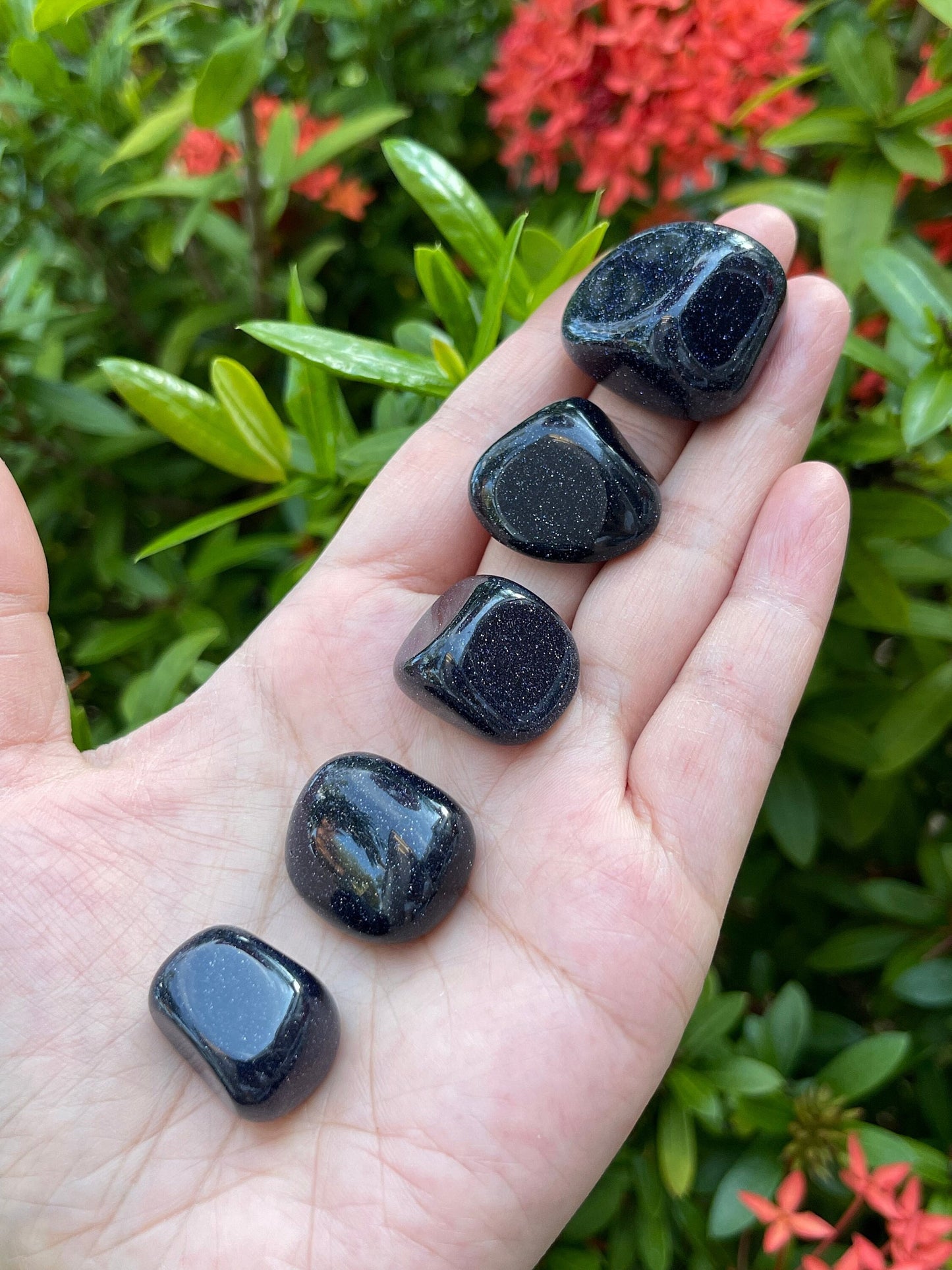 5 Pieces Tumbled Stones, Choose From 69 Typle Gemstones, Polished Stones