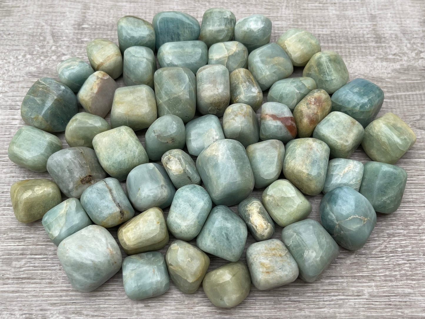 1/2 Lb Lot Tumbled Stones, 0.75-1.25" Crystal Healing Stones, Choose Stone Type