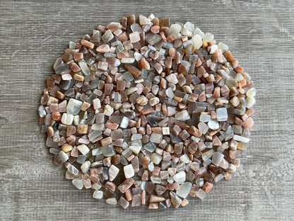 2oz Genuine Crystal Chips, Choose 90+ Types Natural Gemstone Chips