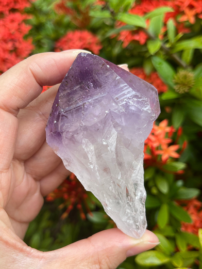 Jumbo Amethyst Point, 2.5 - 5" Large Raw Amethyst Natural Point, Pick a Weight