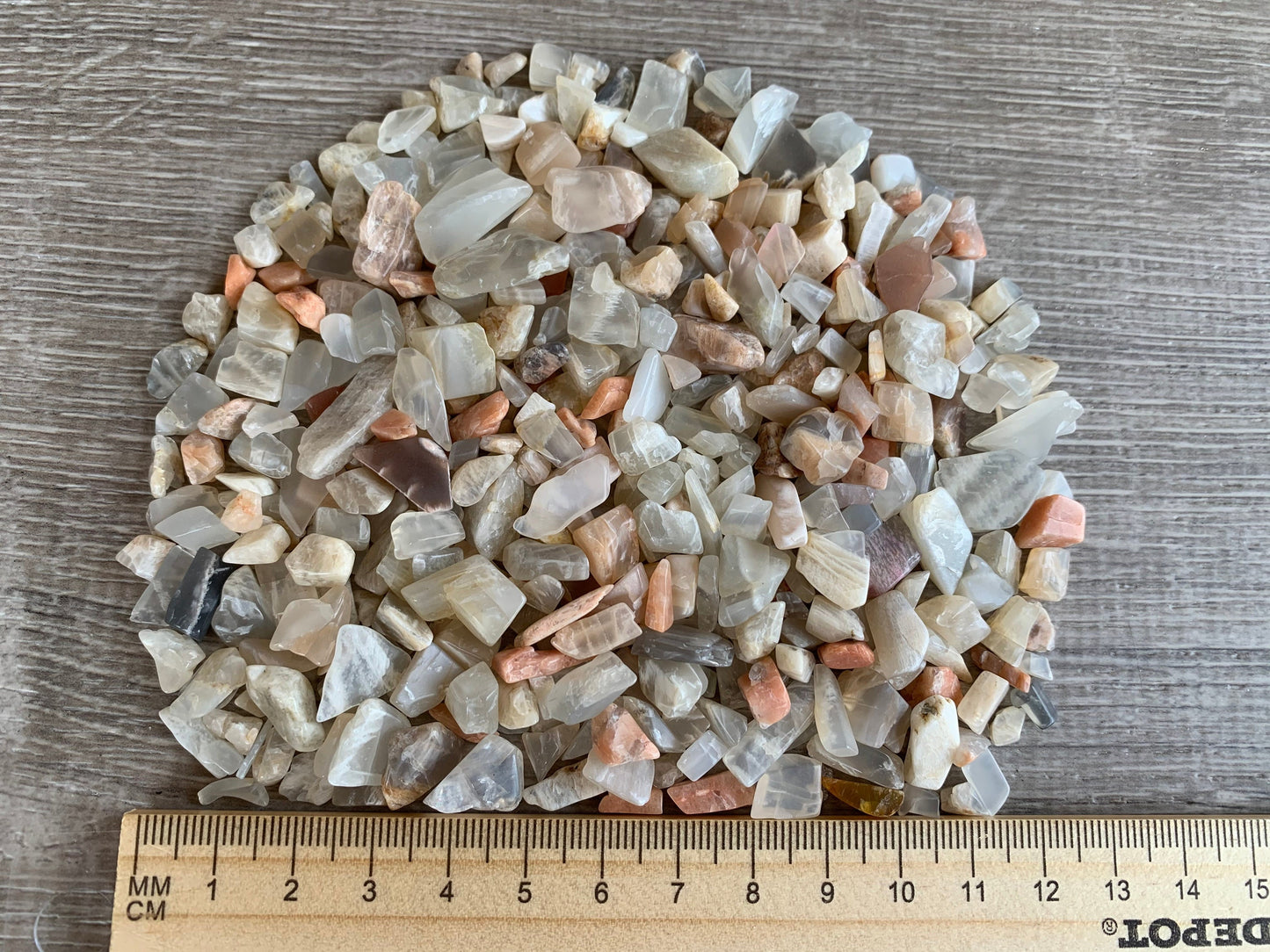 1/4 lb Gemstone Chips, Choose 95 Types Semi Tumbled Chips, Loose Mini Chips