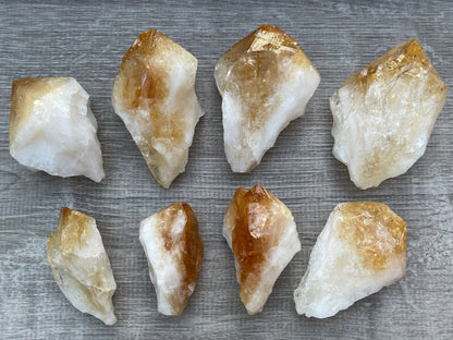 Extra Large Natural Citrine Point - Healing Crystal 2-3" | Citrine Point for Energy & Wellness