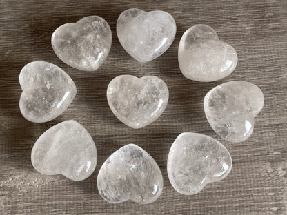 Large Gemstone Heart, Polished Crystal Gemstone Puffy Hearts, Pick a Gem Type