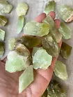 Grade A++ Green Calcite Rough Natural Stones, 1-2" Raw Calcite Green, Bulk Lot