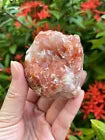 Extra Large Red Calcite Rough Stones, 2" - 3" Raw Calcite Red Natural