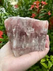 Extra Large Strawberry Calcite Rough Stones,3-5" Raw Calcite Strawberry Natural