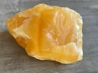 Extra Large Orange Calcite Rough Stones, 3" - 6" Huge Raw Calcite Orange Natural