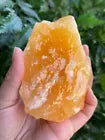 Extra Large Orange Calcite Rough Stones, 3" - 6" Huge Raw Calcite Orange Natural