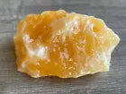 Extra Large Orange Calcite Rough Stones, 3" - 6" Huge Raw Calcite Orange Natural