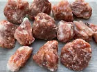 Extra Large Red Calcite Rough Stones, 2" - 3" Raw Calcite Red Natural