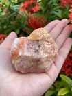 Extra Large Red Calcite Rough Stones, 2" - 3" Raw Calcite Red Natural