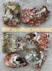 Extra Large Red/Brown Calcite Rough Natural, 4" - 6" Raw Calcite Red/Brown