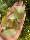 Grade A++ Green Calcite Rough Natural Stones, 1-2" Raw Calcite Green, Bulk Lot