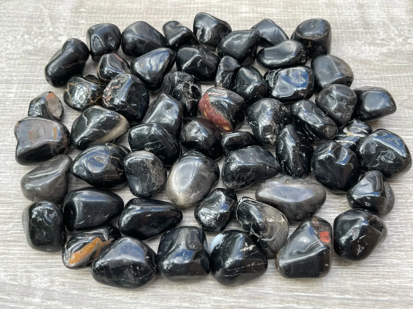 1/2 Lb Lot Tumbled Stones, 0.75-1.25" Crystal Healing Stones, Choose Stone Type