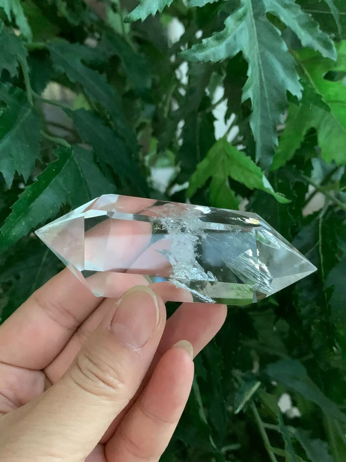 Premium Clear Quartz Six-Sided Polished Double Terminated Points, Pick A Weight