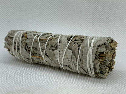 California White Sage Smudge Sticks, 4" Hand-Tied Smudge Bundles, Fresh Sage for Cleansing & Healing, Bulk Lot