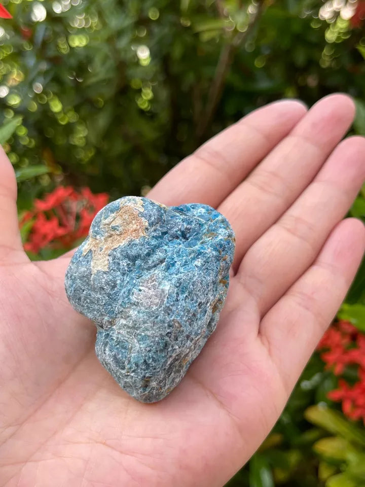 Large Apatite Rough Natural Stones, 2-4" Raw Blue Apatite, Pick A Weight