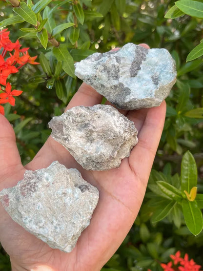 Large Larimar Rough Natural Stones, 1.5-3.5" Raw Larimar, Pick A Weight