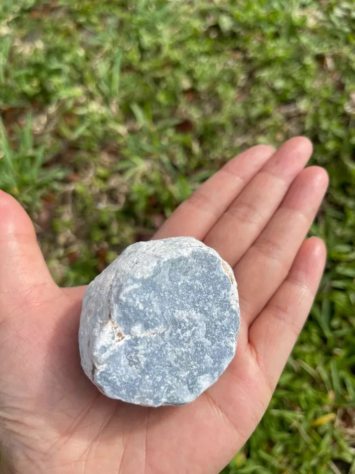 Grade A+ Large Angelite Raw Stone, 2-3 Inch Rough Angelite, Wholesale Bulk Lot