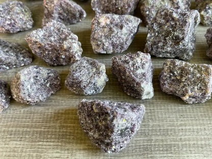 Lepidolite Raw Stone 1.5-2 Inches, Natural Rough Lepidolite, Wholesale Bulk Lot