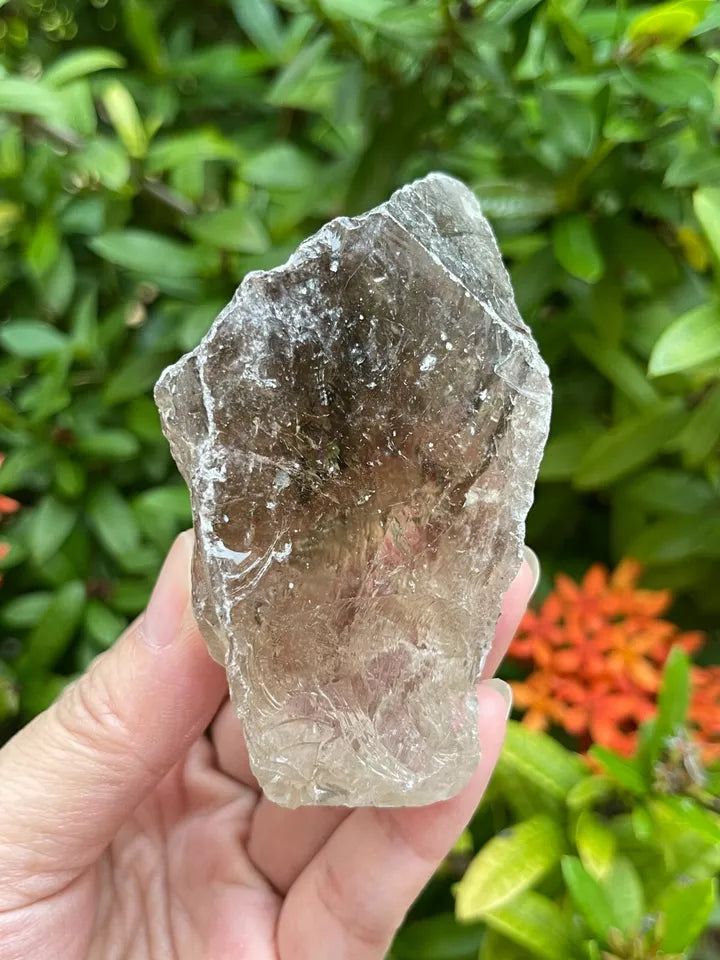 Large Smoky Quartz Rough Natural Stones, 2-4" Raw Smoky Quartz Crystals