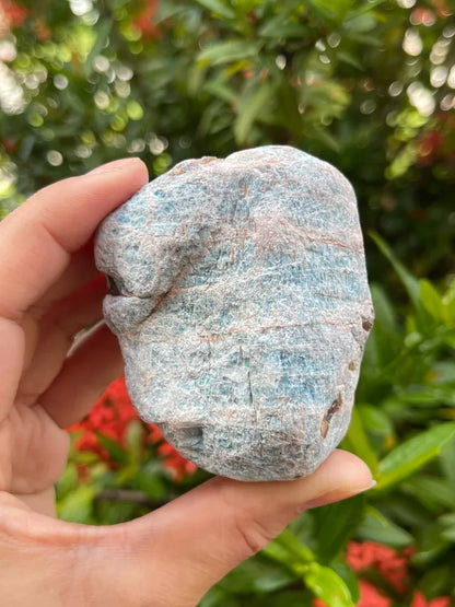 Large Apatite Rough Natural Stones, 2-4" Raw Blue Apatite, Pick A Weight