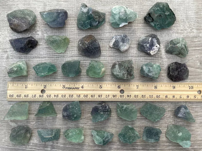 Raw Green Fluorite Natural Stone, Rough Fluorite Gemstone, Wholesale Bulk Lot