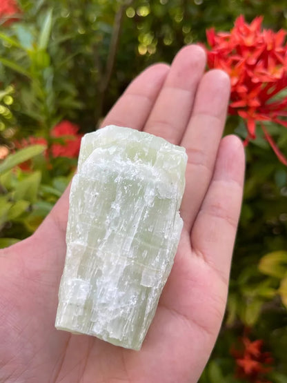 Rough Pistachio Calcite Stone, 1.5"-2.5" Raw Aqua Calcite Crystal,Wholesale Bulk