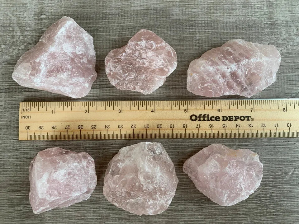 Large Rose Quartz Rough Natural Stones, 2-3" Raw Rose Quartz,Wholesales Bulk Lot