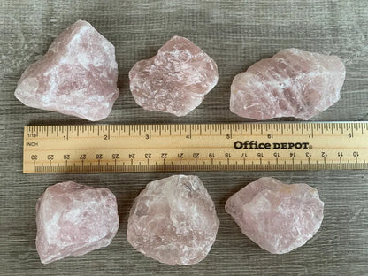 Large Rose Quartz Rough Natural Stones, 2-3" Raw Rose Quartz,Wholesales Bulk Lot