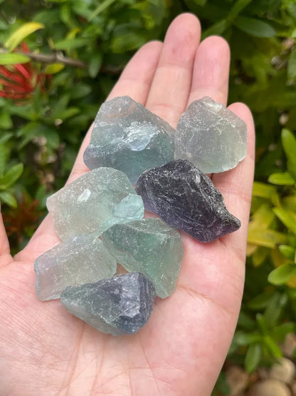 Raw Green Fluorite Natural Stone, Rough Fluorite Gemstone, Wholesale Bulk Lot