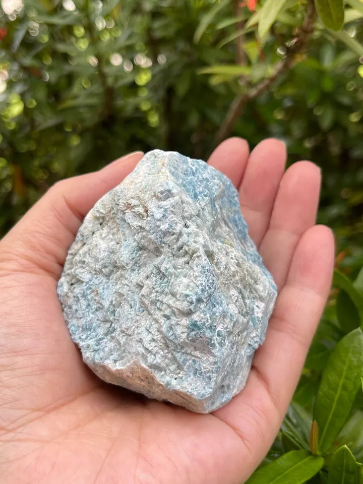 Large Apatite Rough Natural Stones, 2-4" Raw Blue Apatite, Pick A Weight