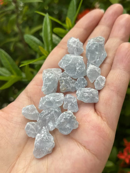 Raw Celestite Rough Stones, Small Rough Celestite, Blue Crystals, Wholesale Lot