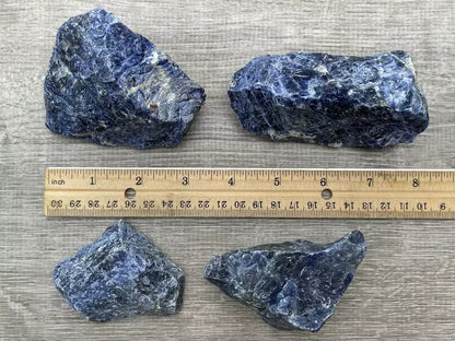 Large Sodalite Rough Natural Stones, 3"-4" Raw Sodalite Stones, Pick A Weight