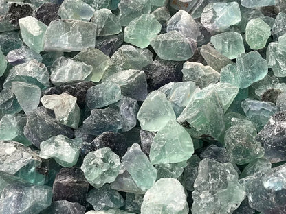 Raw Green Fluorite Natural Stone, Rough Fluorite Gemstone, Wholesale Bulk Lot