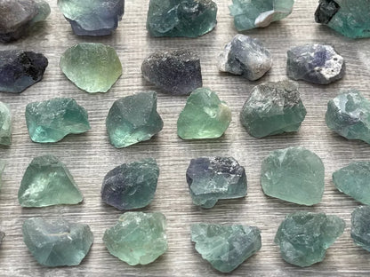 Raw Green Fluorite Natural Stone, Rough Fluorite Gemstone, Wholesale Bulk Lot