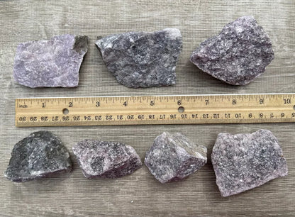 Large Lepidolite Raw Stone 2" - 3", Natural Rough Lepidolite, Wholesale Bulk Lot