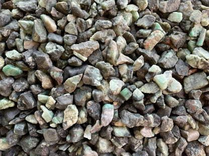 Small Emerald Rough Natural Stones, 0.5"-1.25" Raw Emerald, Wholesale Bulk Lot