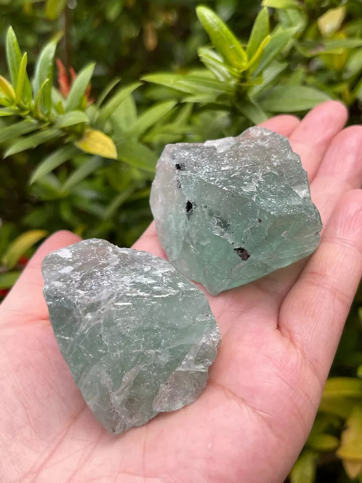 Large Green Fluorite Raw Natural Stone 2 - 2.5 inches, Wholesale Bulk Lot