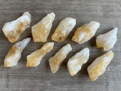 Large Citrine Rough Point, 2-3 Inches Rough Citrine Natural, Wholesale Bulk Lot