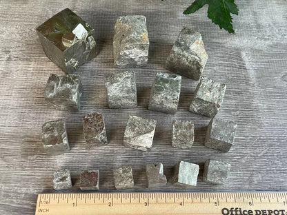 Rough Pyrite Cube, Natural Fools Gold Nugget, Wholesale Bulk Lot