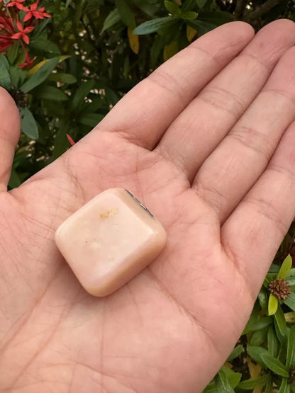 Pink Opal Tumbled Stone, 0.75-1.25" Tumbled Pink Opal Stone, Pick How Many