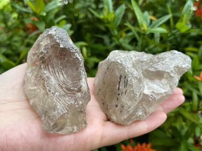 Large Smoky Quartz Rough Natural Stones, 2-4" Raw Smoky Quartz Crystals